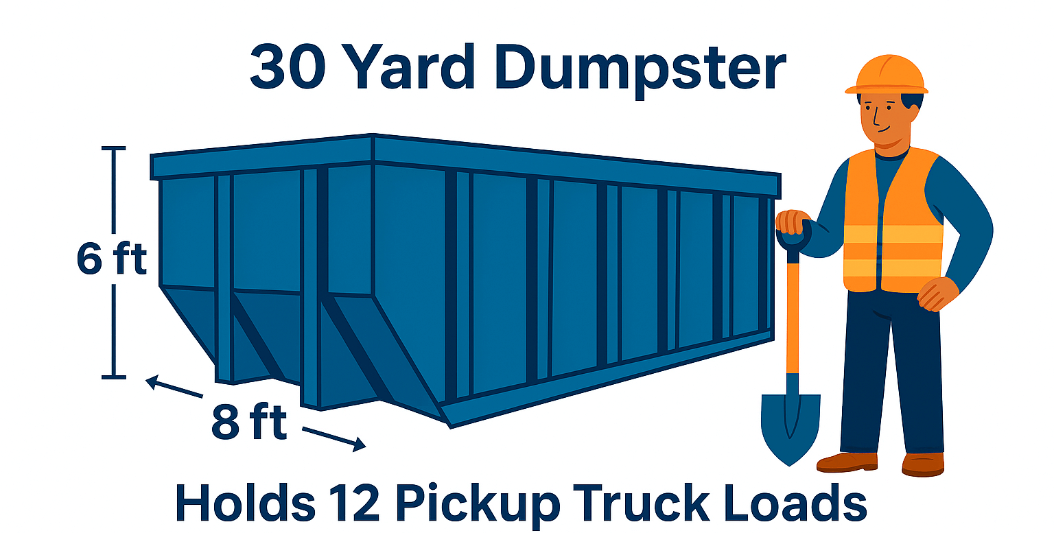 30 Yard dumpster rental