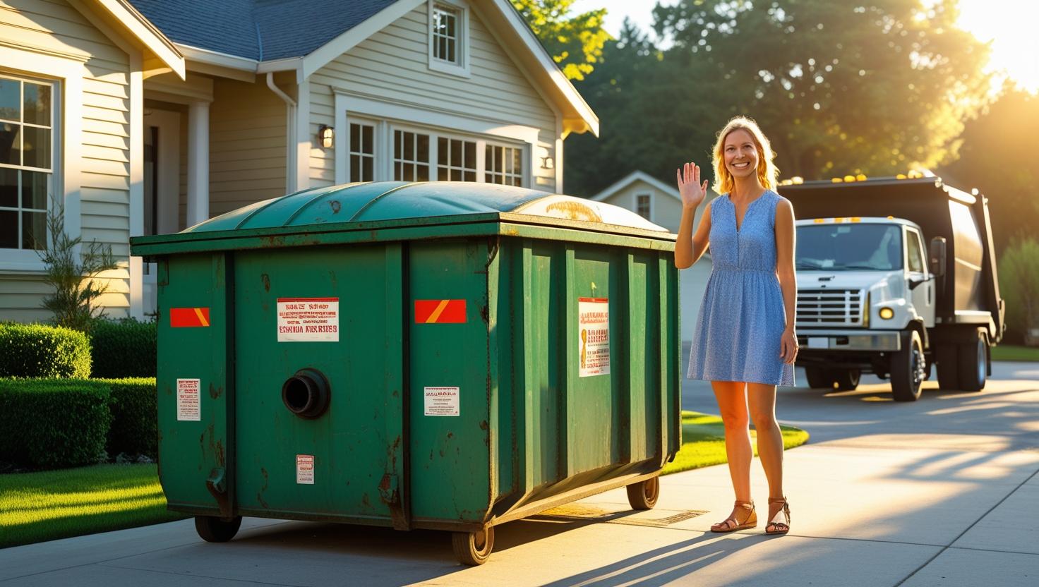 Professional dumpster delivery service in Metro Detroit